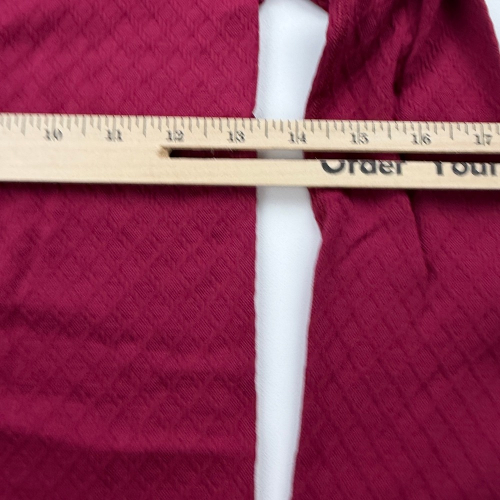 Lululemon Rest Less 1/4 Zip Pullover Womens 2 Top Thumbholes Burgundy Thumb Hole - Picture 7 of 8